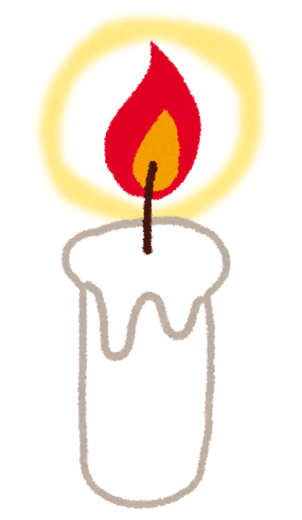 ろうそく健康法の画像
